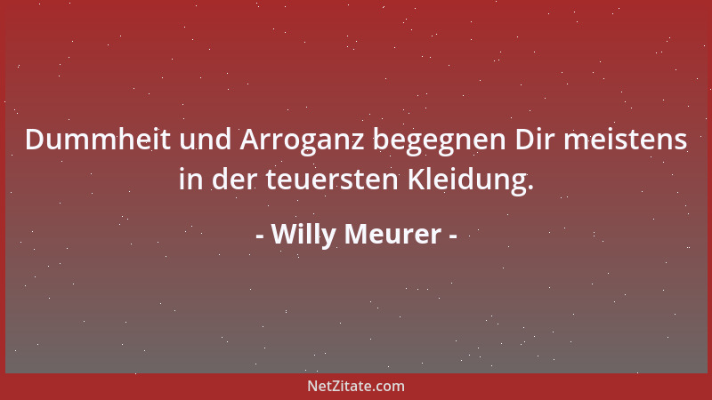 Willy Meurer - Mit dem Tod fällt das Leben zurück an die Schöpfung....