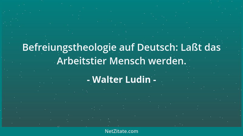 Walter Ludin - Der aberwitzigste Glaube: die Vorstellung, Andersglaubende seien ungläubig....
