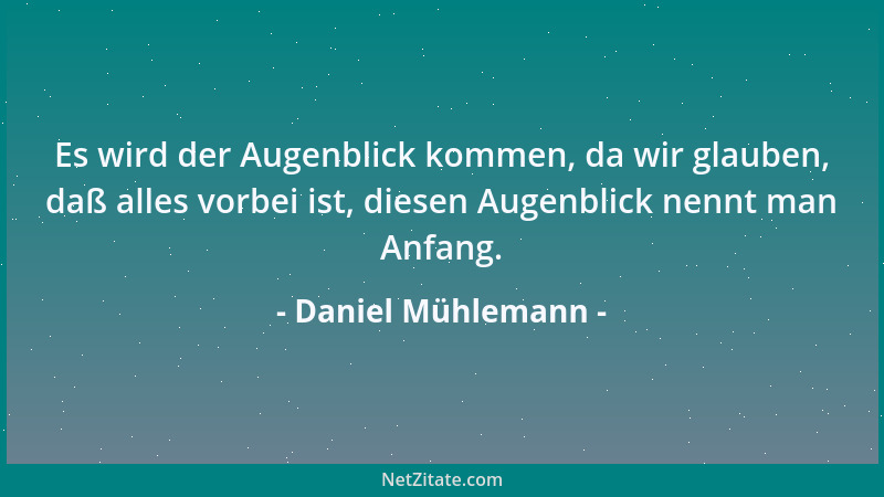 Daniel Mühlemann - Die Kunst aller menschlichen Künste: Richtig wütend zu sein....