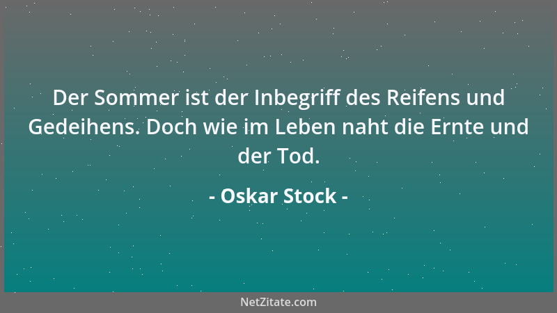 Oskar Stock - Im Winter freuen sich die Wintersportler und die Kinder - und auch die Kohlenhändler lachen sich ins Fäustche...