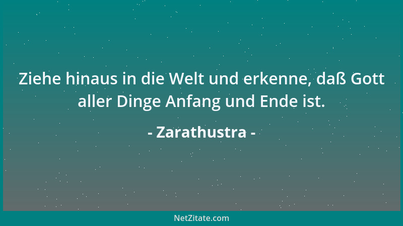 Zarathustra - Die Freude entsteht auf natürliche Weise durch ein Leben, das im immerwährenden Kontakt, von jedem Moment zu...