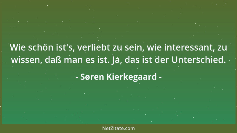 Søren Kierkegaard - Es gibt eine Anschauung vom Leben, welche meint, daß da, wo die Menge ist, auch die Wahrheit sei, daß e...