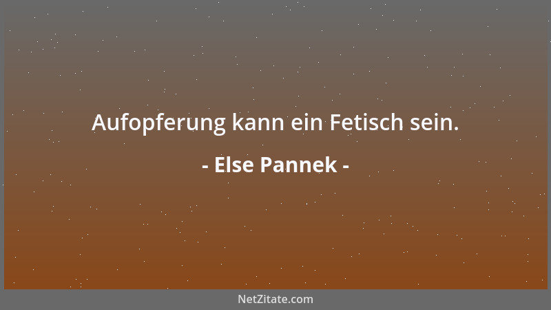 Else Pannek - Hoffnung ist ein Lebensmittel....