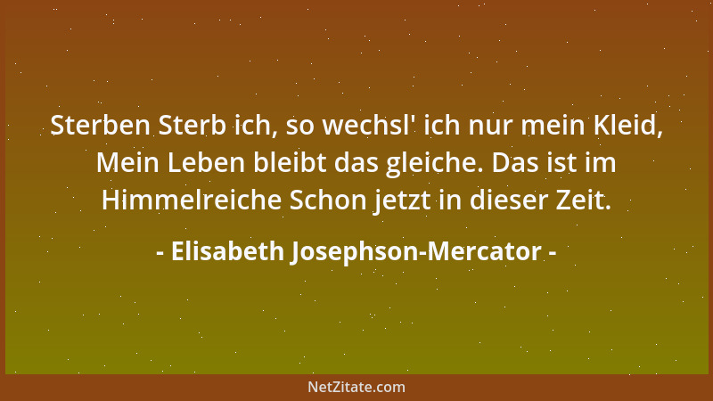 Elisabeth Josephson-Mercator - Und wenn dich das am tiefsten beugt Und wenn dich das am tiefsten beugt, Daß dich die Liebe...