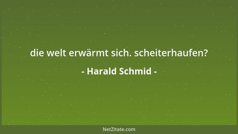 Harald Schmid - die welt erwärmt sich. scheiterhaufen?...