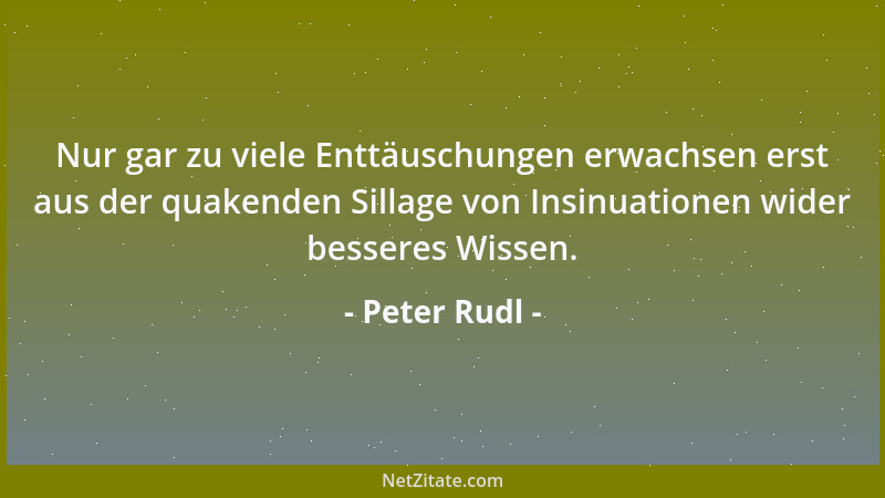 Peter Rudl - Grenzen sind, anders als Urteile, dazu da, gefällt zu werden....