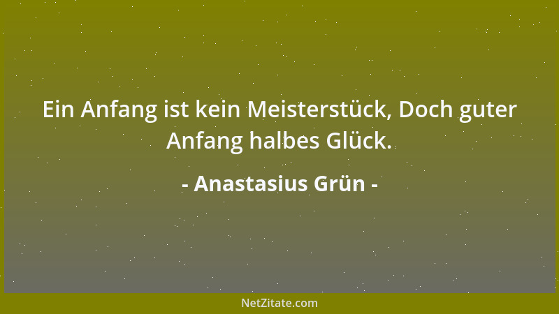Anastasius Grün - Es sät ein Mensch, doch ob den Saaten wacht still eine dunkle, rätselvolle Macht....