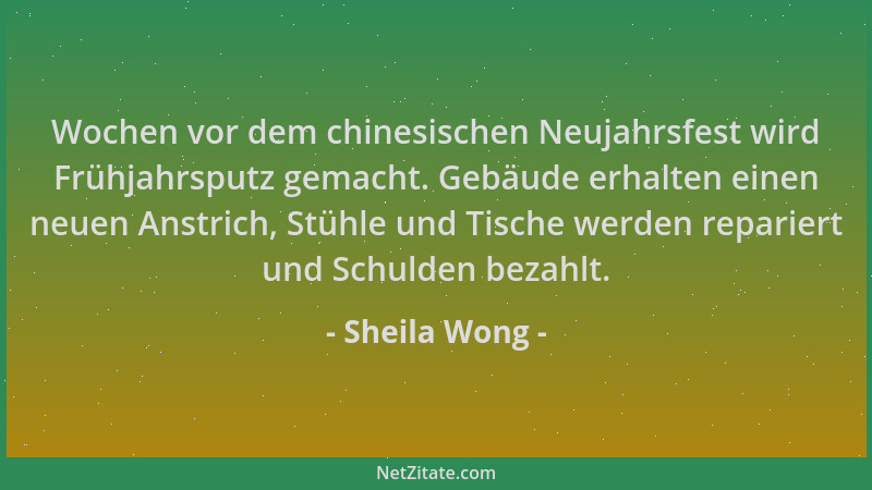 Sheila Wong - Wochen vor dem chinesischen Neujahrsfest wird Frühjahrsputz gemacht. Gebäude erhalten einen neuen Anstrich, S...