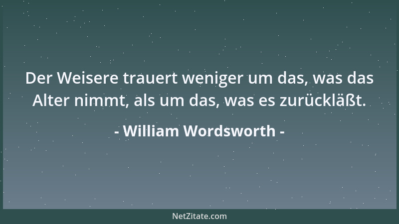 William Wordsworth - Das Kind ist des Mannes Vater....