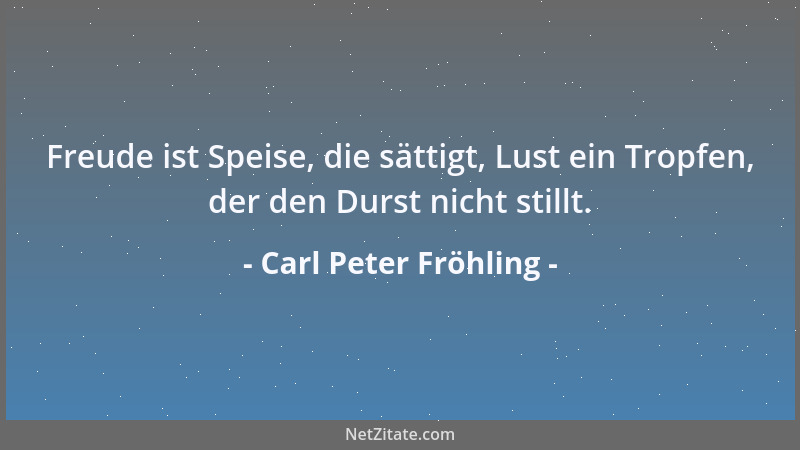 Carl Peter Fröhling - Mächtiger als der Mächtigste sind Sonne, Meer und Wind, ohnmächtiger als die Ohnmächtigsten, die jene...