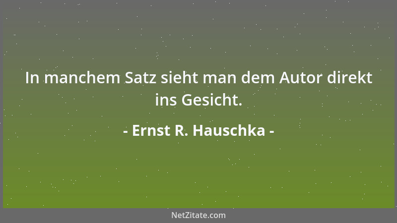 Ernst R. Hauschka - Die Macht hat stets, wer zahlt....