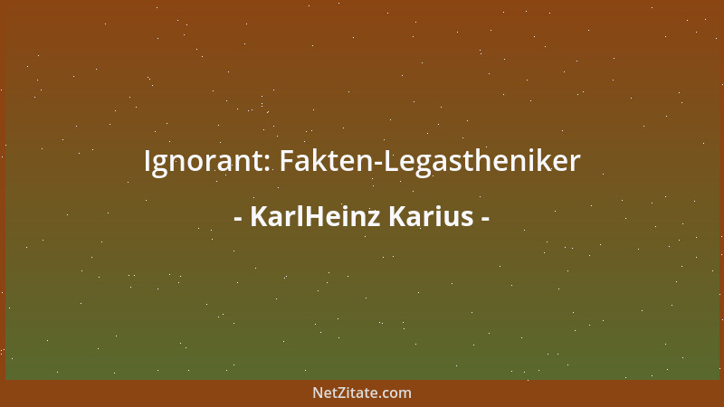 KarlHeinz Karius - Kontrollierte Defensive: Schwäbisches Grundprinzip bei Gehalts- oder Honorarwünschen....