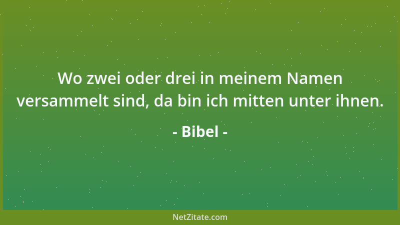 Bibel - Ängste erlebt, wer Sünde auf Sünde häuft....