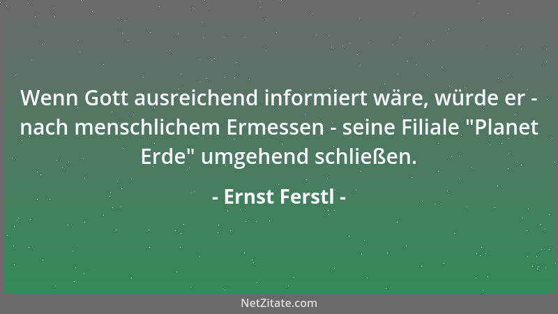 Ernst Ferstl - Sich allem anzupassen, passt nicht zur Liebe....