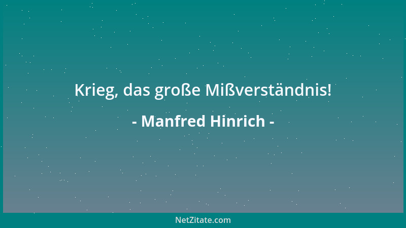 Manfred Hinrich - Wer schon hat, der will noch....
