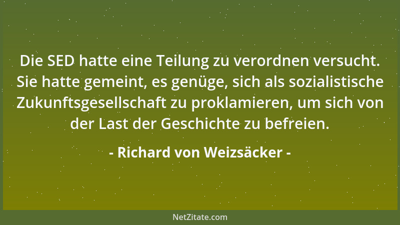 Richard von Weizsäcker - Das kostbare Gut der Tarifautonomie darf nicht in Frage gestellt werden....
