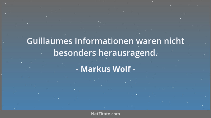 Markus Wolf - Ich trage Verantwortung, dass ich Jahrzehnte mit an der Spitze dieses Apparates stand, der mit Recht als Herz...