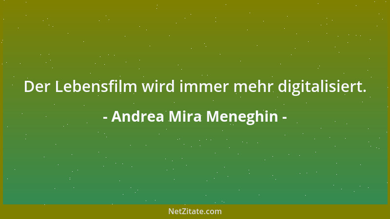 Andrea Mira Meneghin - Solange Menschen hungern, sind Essensphilosophien wertlos....