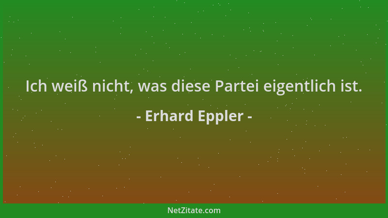 Erhard Eppler - Ich weiß nicht, was diese Partei eigentlich ist....