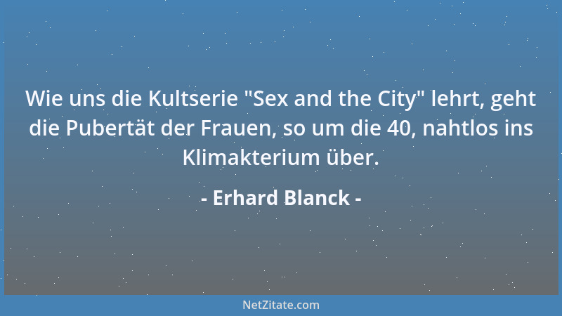 Erhard Blanck - Wir sollen nicht nur den Nächsten lieben, sondern sogar unsere Feinde. Vielleicht wäre das ja die wirkungsv...