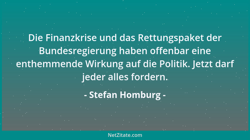 Stefan Homburg - Über dem Rettungsschirm ist nur noch der blaue Himmel....