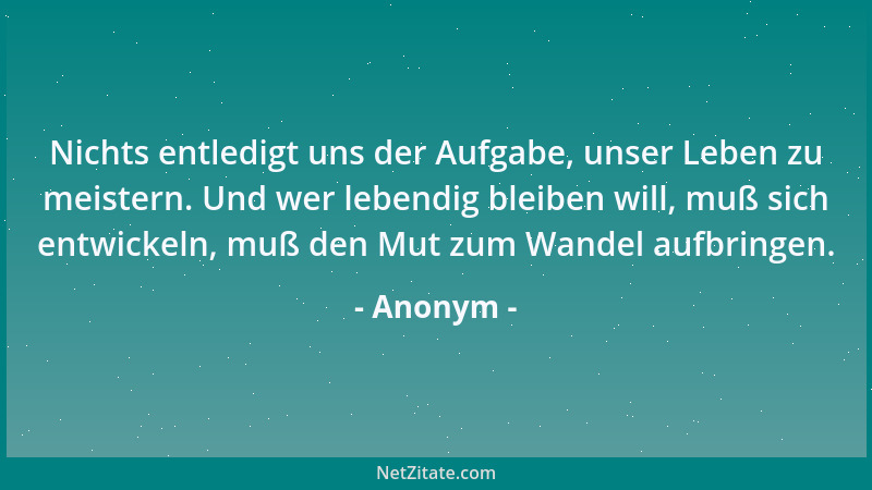 Anonym - Wird dieses Jahr nicht vielleicht einen Wendepunkt in der deutschen Geschichte bezeichnen, so daß wir uns jetzt au...