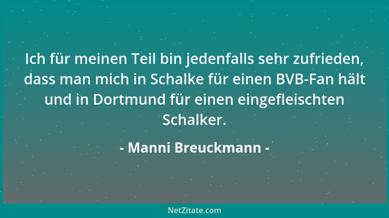 Manni Breuckmann - Der Pott geht in den Pott und heute Abend spielen wir Doppel-Pott!...