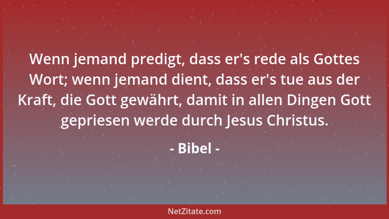 Bibel - Petrus sagte: Silber und Gold besitze ich nicht. Doch was ich habe, das gebe ich dir: Im Namen Jesu Christi geh umh...