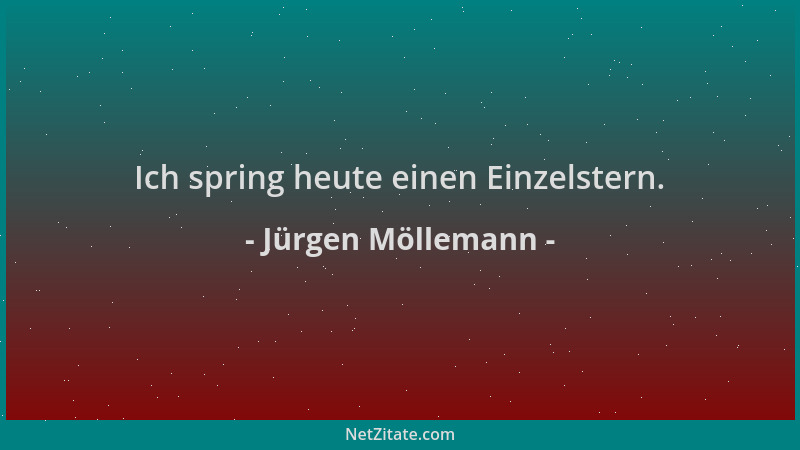 Jürgen Möllemann - Ich spring heute einen Einzelstern....