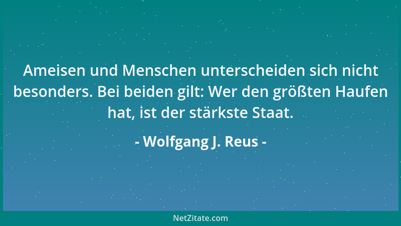 Wolfgang J. Reus - Das habt ihr jetzt von eurem unbedingten Individualismus. Jetzt ist schon wieder der Gewöhnliche ungewöh...