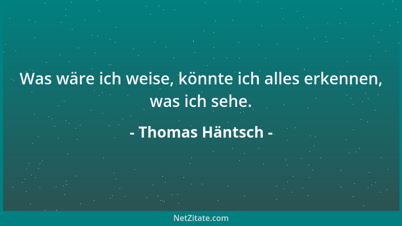 Thomas Häntsch - Die Ökumene ist die hoffnungslos entnervte Mutter zweier händelsüchtiger Abkömmlinge einer Sippe....