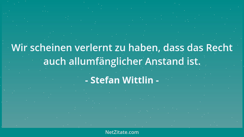 Stefan Wittlin - Jeder zweite Mensch hat schon Minimum einmal an Mord gedacht! Fragen Sie mal Eheleute...!...