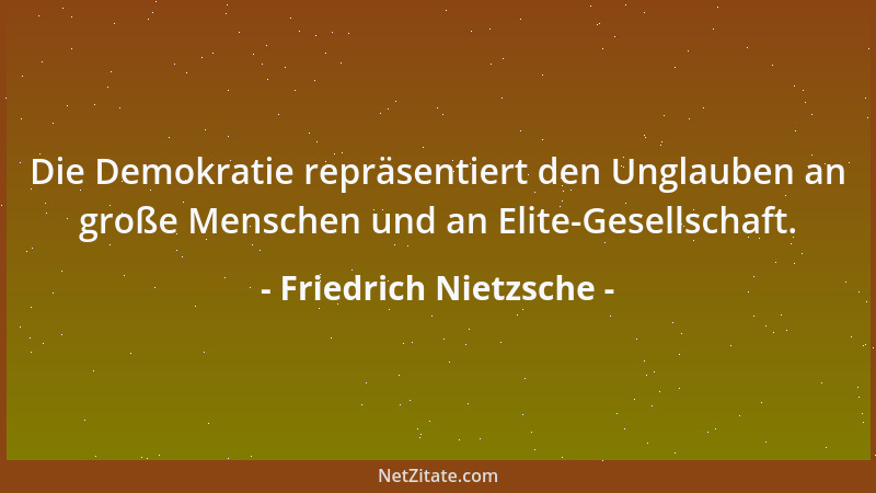 Friedrich Nietzsche - Warten, geduldig sein, das heißt denken....