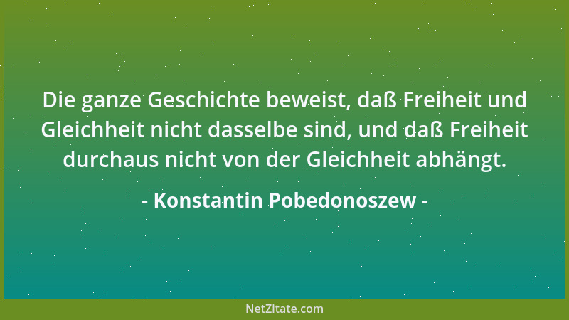 Konstantin Pobedonoszew - Ein richtiger Maßstab erhält die Macht auf der Höhe ihres Berufs, indem er dazu anregt, sich in d...