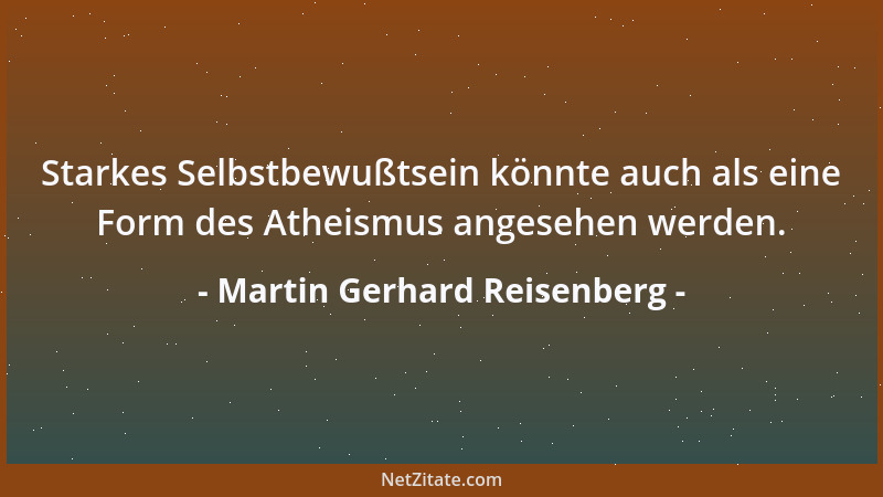 Martin Gerhard Reisenberg - Was der Lehrer in der Schule meint, stimmt tatsächlich. Zumindest immer für ihn....