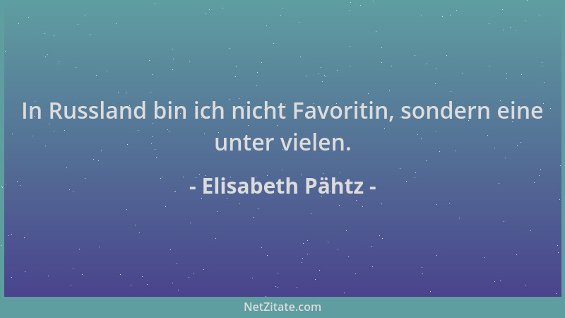 Elisabeth Pähtz - In Russland bin ich nicht Favoritin, sondern eine unter vielen....