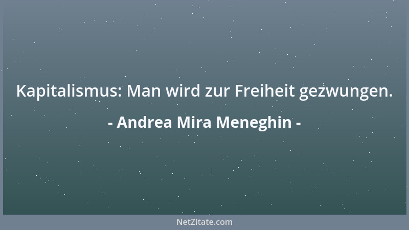 Andrea Mira Meneghin - Viele finden ihren eigenen Weg, indem sie kopieren....