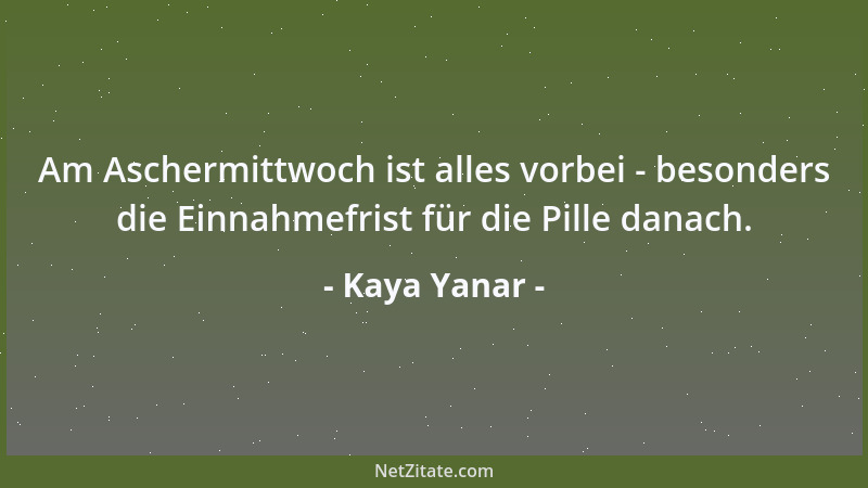Kaya Yanar - Freitag, der 13. ist ein Tag, der nur Unglück bringt - viele Männer kennen so was auch unter dem Begriff Hochz...