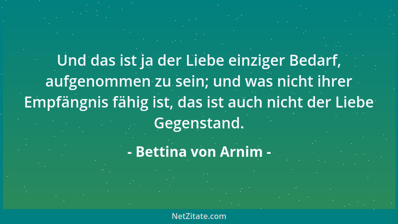 Bettina von Arnim - Ach, was nützt Erfahrung? Sie verführt nur dazu, daß die Leute mit Eigensinn an dem einmal Festgestellt...