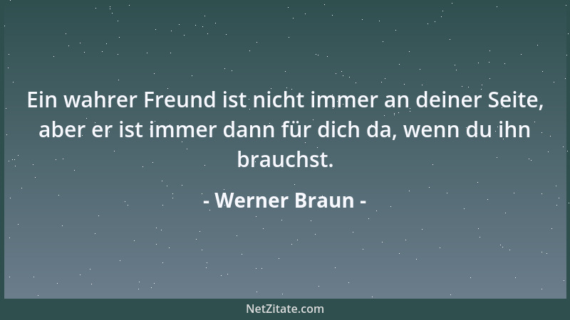 Werner Braun - Wenn du am Ende deines Lebens aufgrund deiner Erfahrungen ein mildes, ein bißchen wehmütiges, ironisches, et...