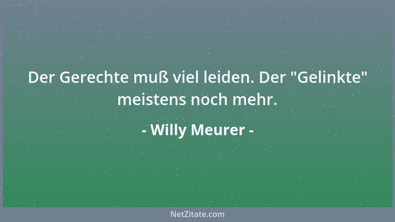 Willy Meurer - Die sogenannte Crème der Gesellschaft ist heutzutage auch nicht mehr die wahre Sahne....