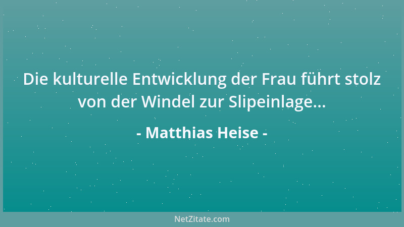 Matthias Heise - Halb ist das Leben Schicksal, halb sich dagegen wehren....