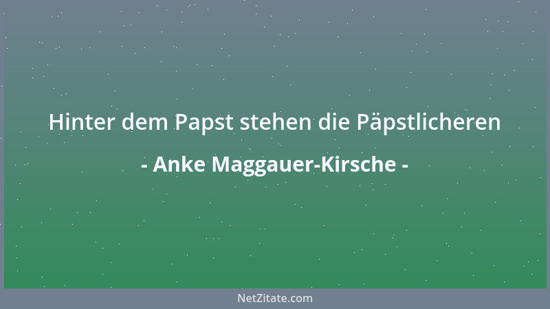 Anke Maggauer-Kirsche - Wenn wir vor lauter Größe das kleine vergessen wird das Kleine einmal das Große fressen...