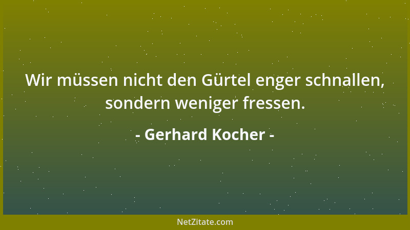 Gerhard Kocher - Forschung ist gefährlich: man könnte etwas Neues entdecken....