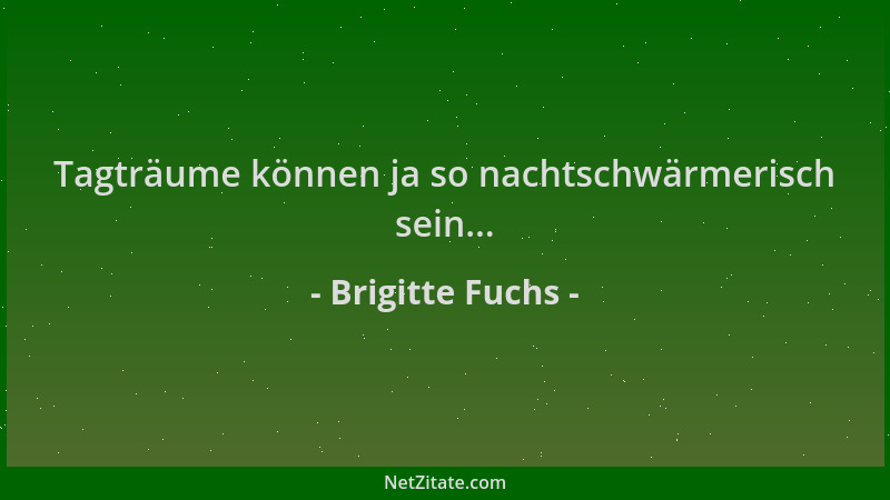 Brigitte Fuchs - Tagträume können ja so nachtschwärmerisch sein......