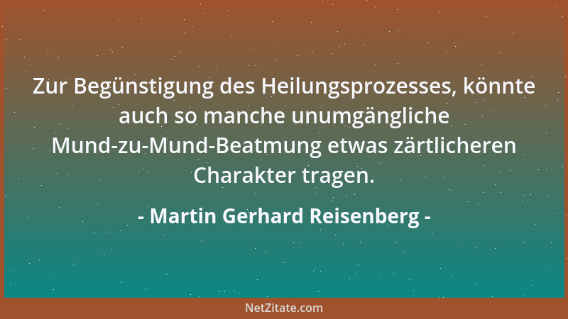 Martin Gerhard Reisenberg - Beim Brot handelt es sich um ein zwar hausbackenes, aber immer wirksames Argument....