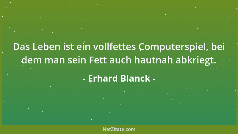 Erhard Blanck - Die Inquisition ist die Mutter der Zensur....