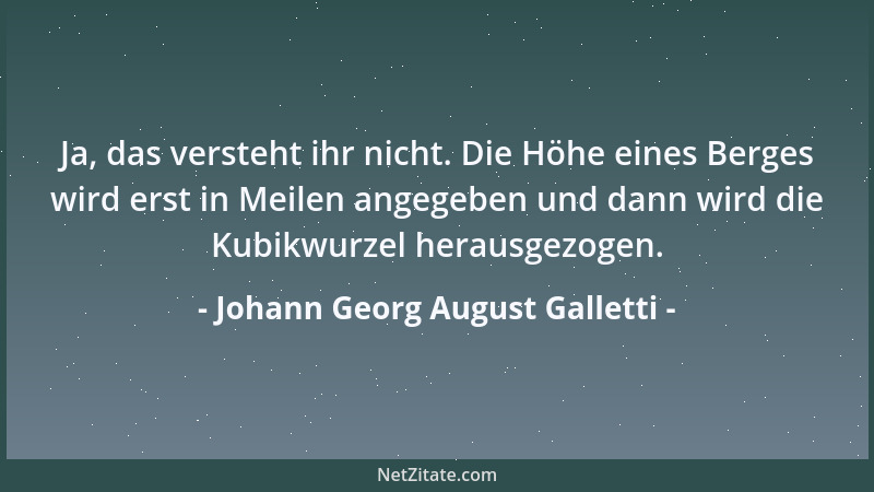 Johann Georg August Galletti - Mopsus wurde nach seinem Tode ein Wahrsager....