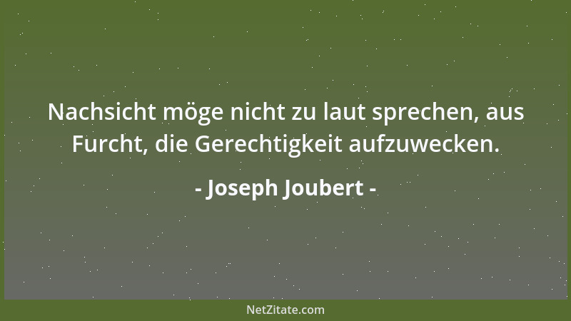 Joseph Joubert - Schulden verkürzen das Leben....