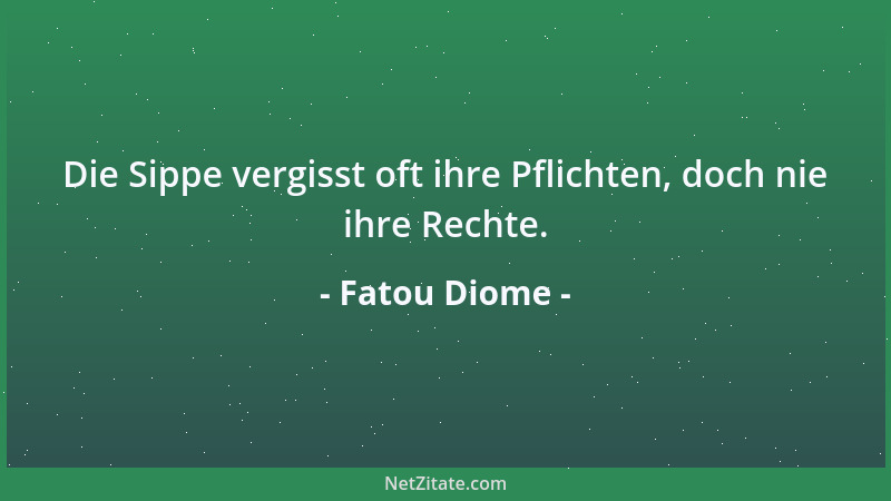Fatou Diome - In jeder Wüste findet sich eine Oase....